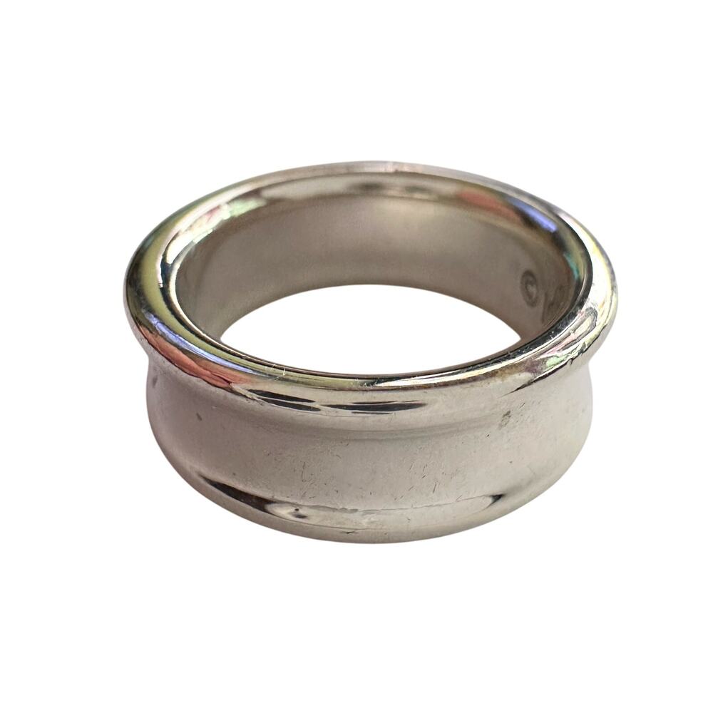 Tiffany & Co Thick 1837 Sterling Silver Ring - Size 5 - Picture 4 of 11